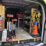 The fleet of Benson Electrical Contracting service vehicles are well-organized and fully stocked to enhance productivity and technical service. Are trucks and stocked 24/7, ready for any emergency.