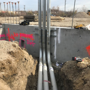 Underground pipelines