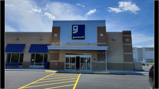 Goodwill exterior and sign
