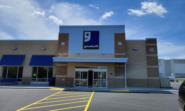 Goodwill exterior and sign