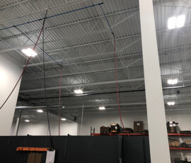 Lighting in a new construction at Schaff Piano