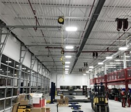 Lighting and Equipment Installation at Belle Tire