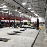 lighting and equipment installation at belle tire