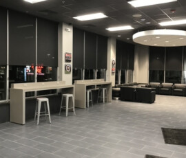 New Construction lighting at Belle Tire