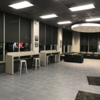 New Construction lighting at Belle Tire