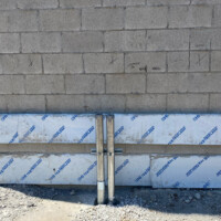 New construction and power connections at Belle Tire