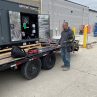 Power installation at Goodwill Burbank