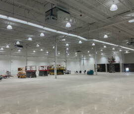 Lighting installation at Northern Tool