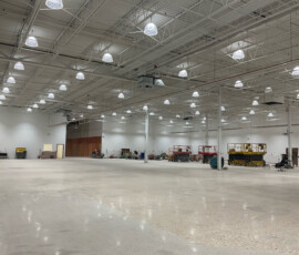 Lighting installation at Northern Tool