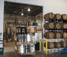 Lighting and equipment connection at Phase 3 Brewing