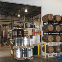 Lighting and equipment connection at Phase 3 Brewing